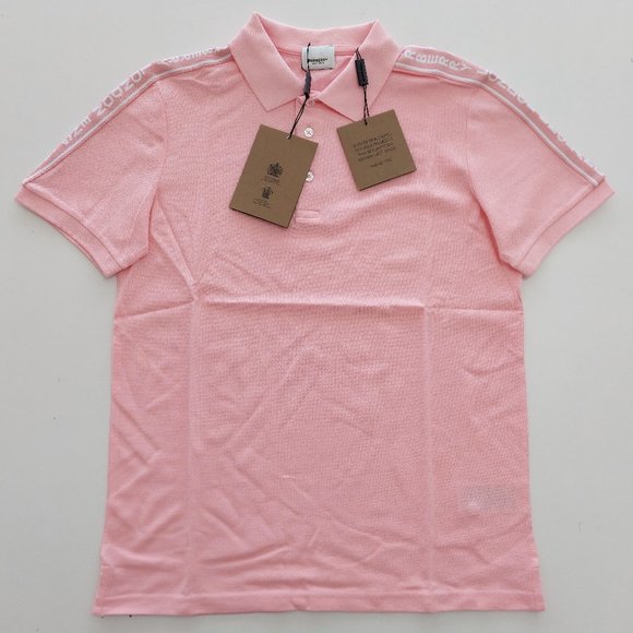 BURBERRY men cotton polo shirt
